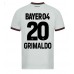 Bayer Leverkusen Alejandro Grimaldo #20 Venkovní Dres 2023-24 Krátkým Rukávem